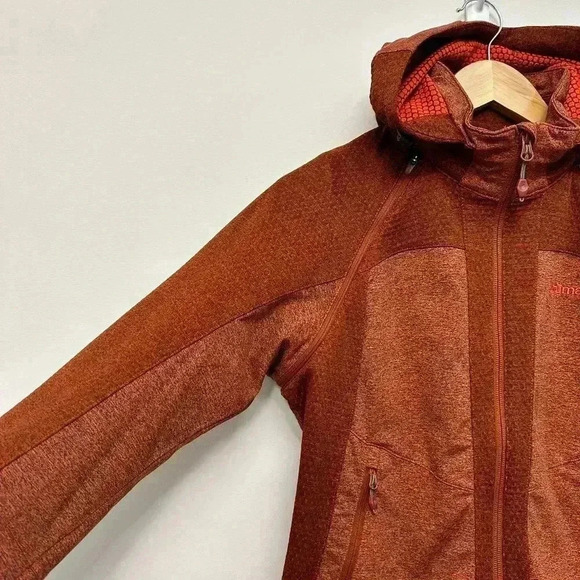 Lafuma x Montblanc Outdoor Full Zip Performance Jacket Gorpcore Orange Women's S - Picture 4 of 16